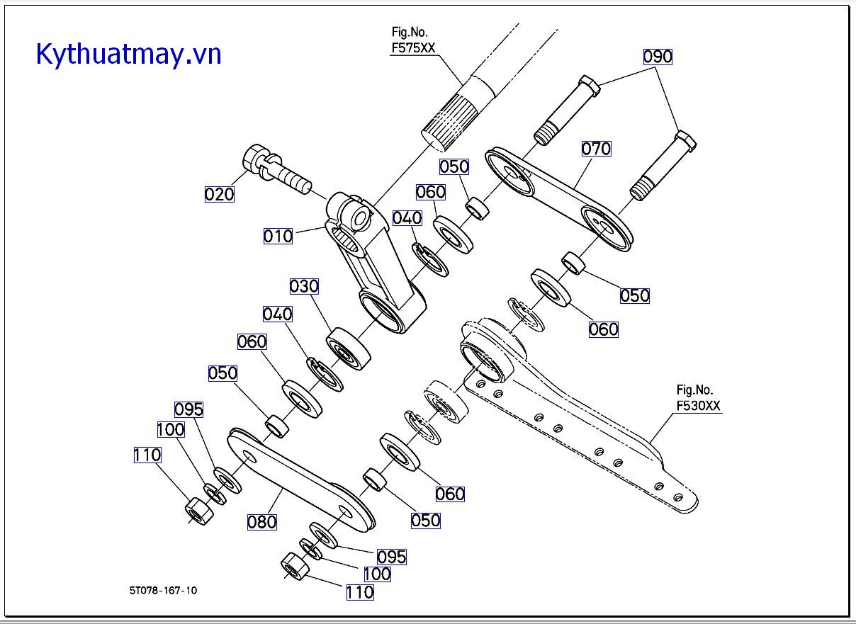 Cánh tay truyền động lưỡi cắt lớn hơn 507067